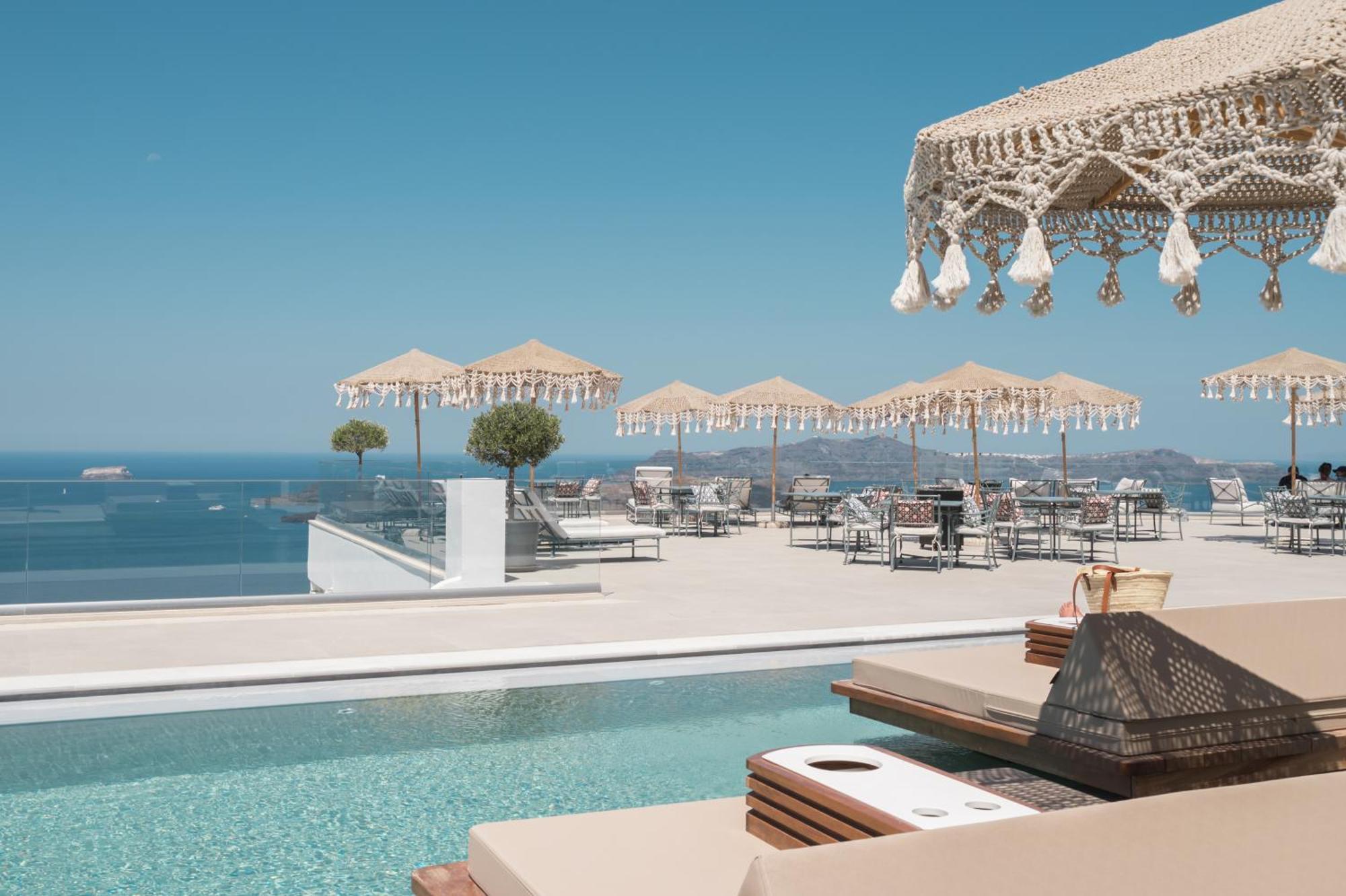 Apeiron Blue Santorini - Sustainable Adults Only 14 Plus Fira  Eksteriør bilde
