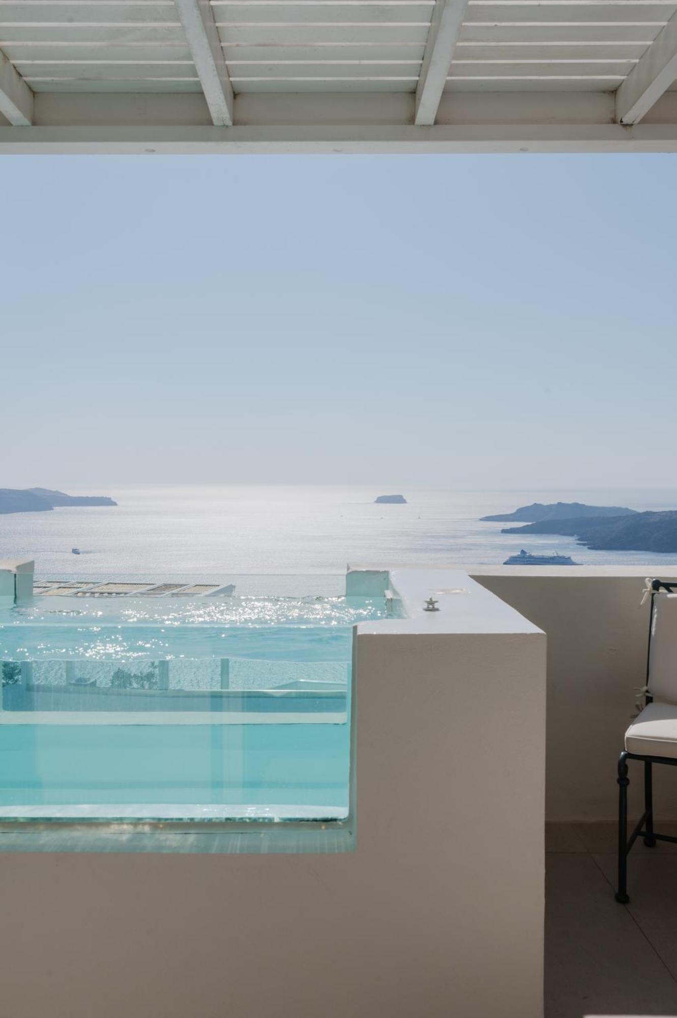 Apeiron Blue Santorini - Sustainable Adults Only 14 Plus Fira  Eksteriør bilde