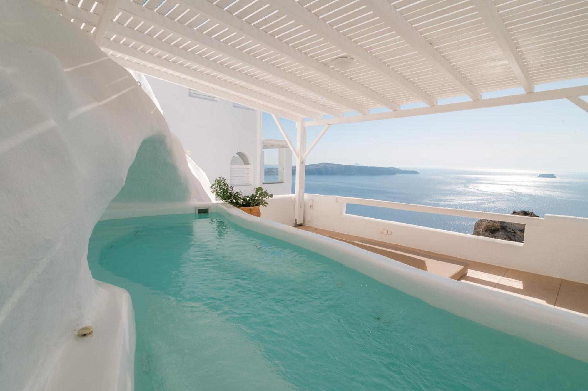 Apeiron Blue Santorini - Sustainable Adults Only 14 Plus Fira  Eksteriør bilde