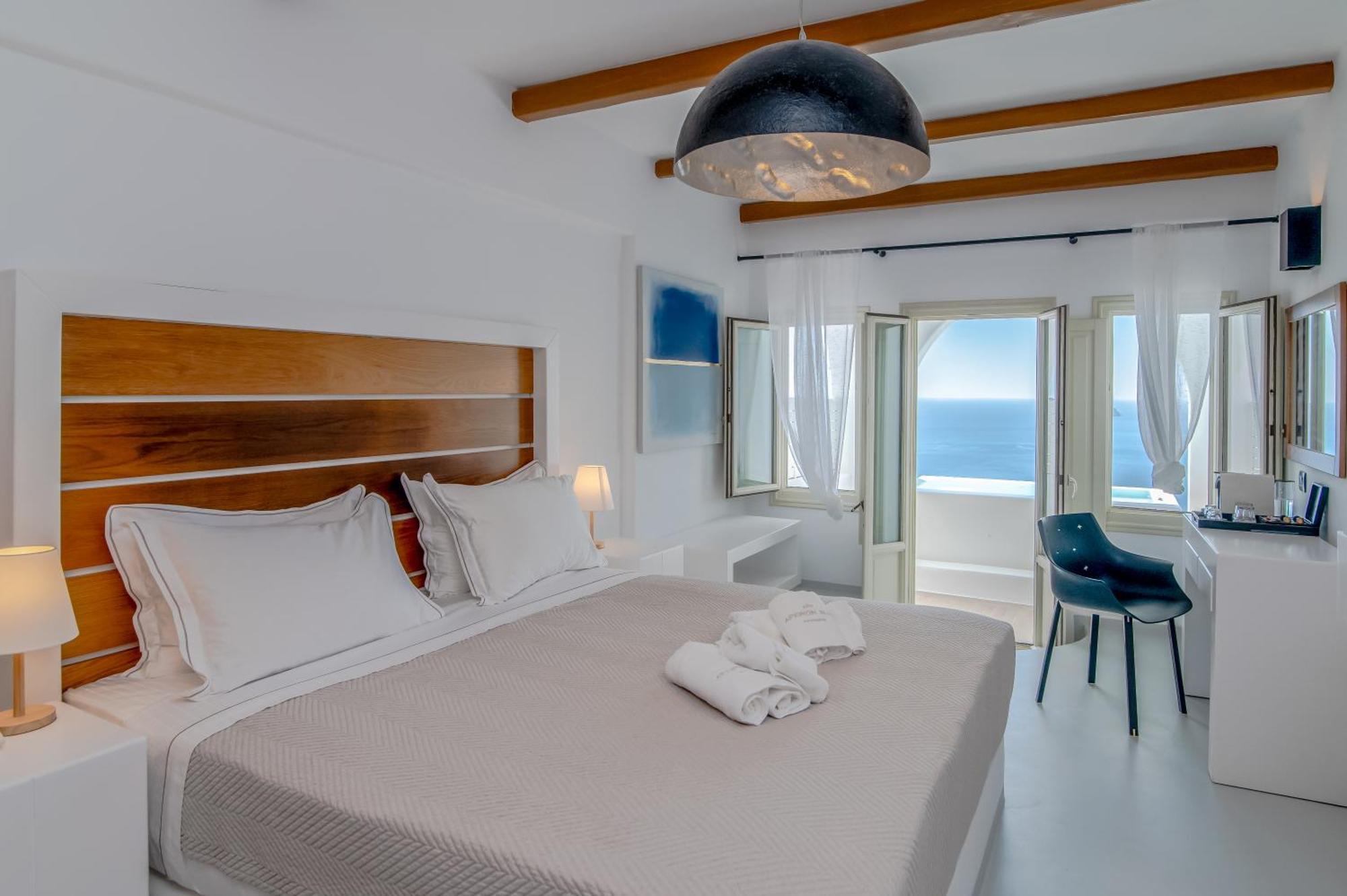 Apeiron Blue Santorini - Sustainable Adults Only 14 Plus Fira  Eksteriør bilde